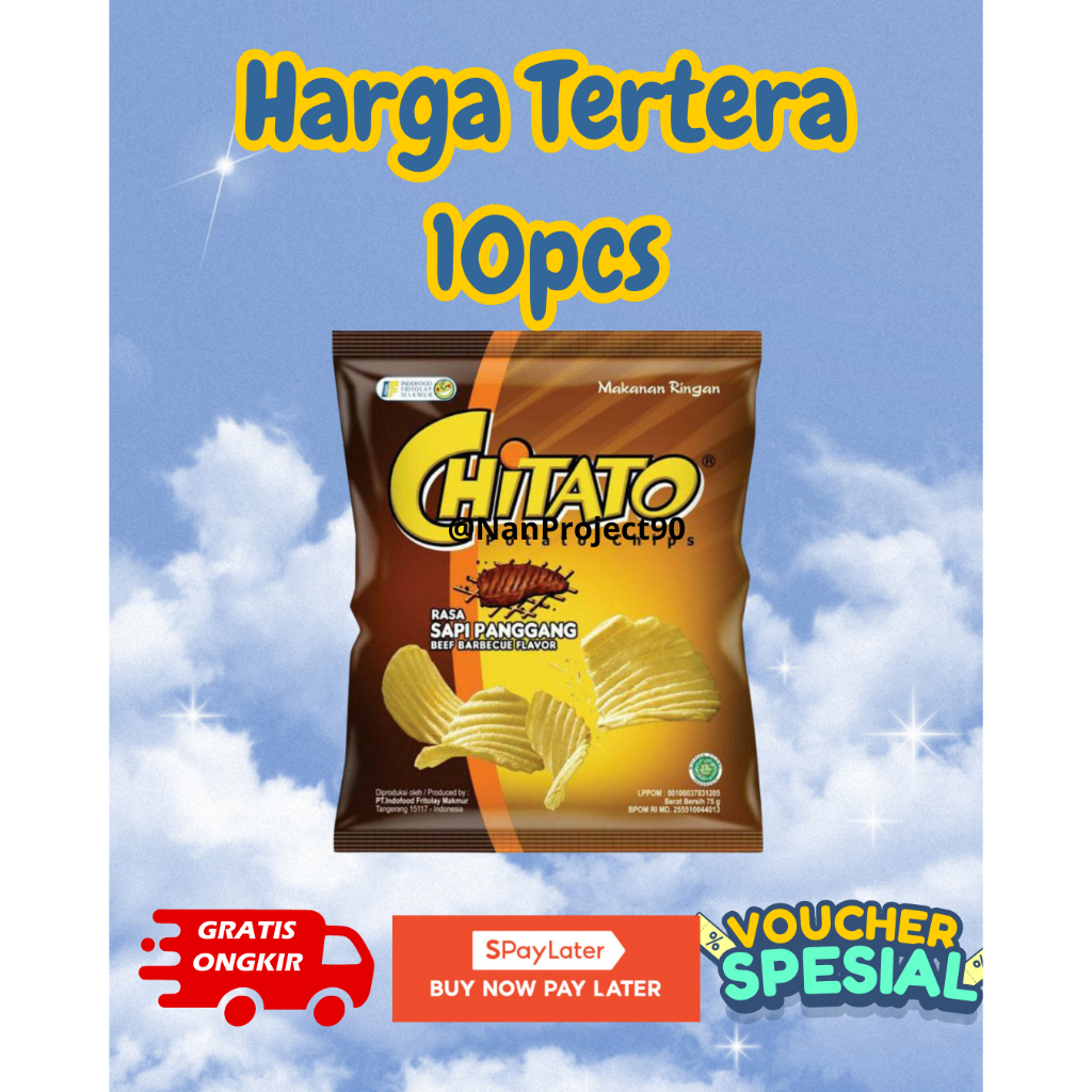 

Chitato Beef BBQ Flavour 15 g x 10 bks | Rasa Sapi Panggang