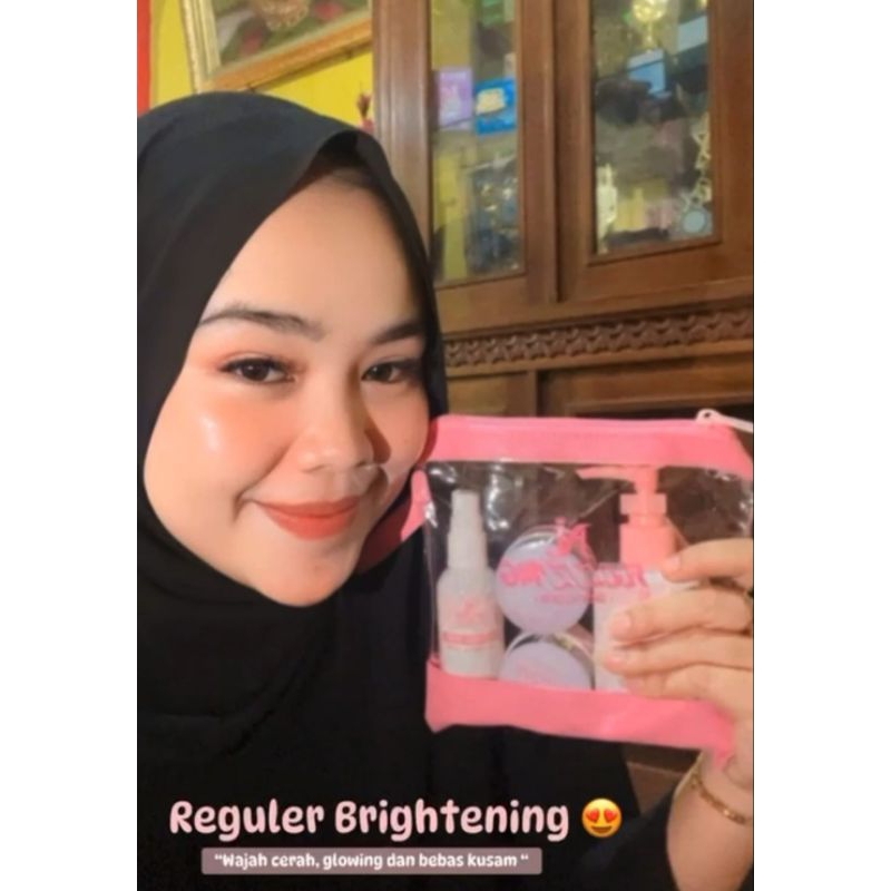REGULER BRIGHTENING || CREAM WAJAH || mampu menghilangkan bekas jerawat dan flek hitam || NEZZMG SKI