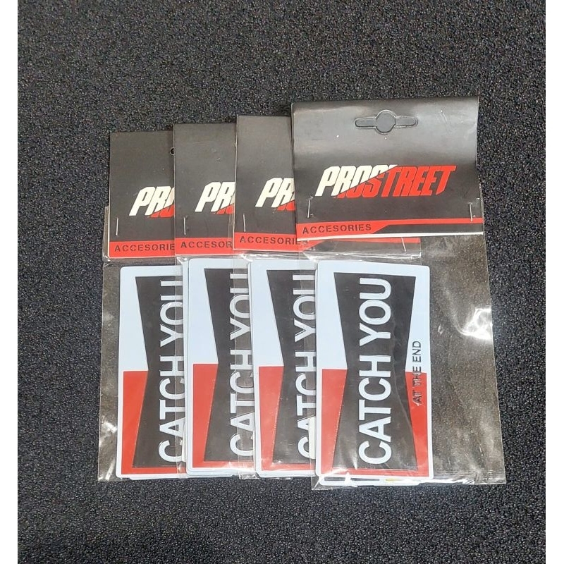 

stiker Emboss prostreet promo paket isi 3 pcs