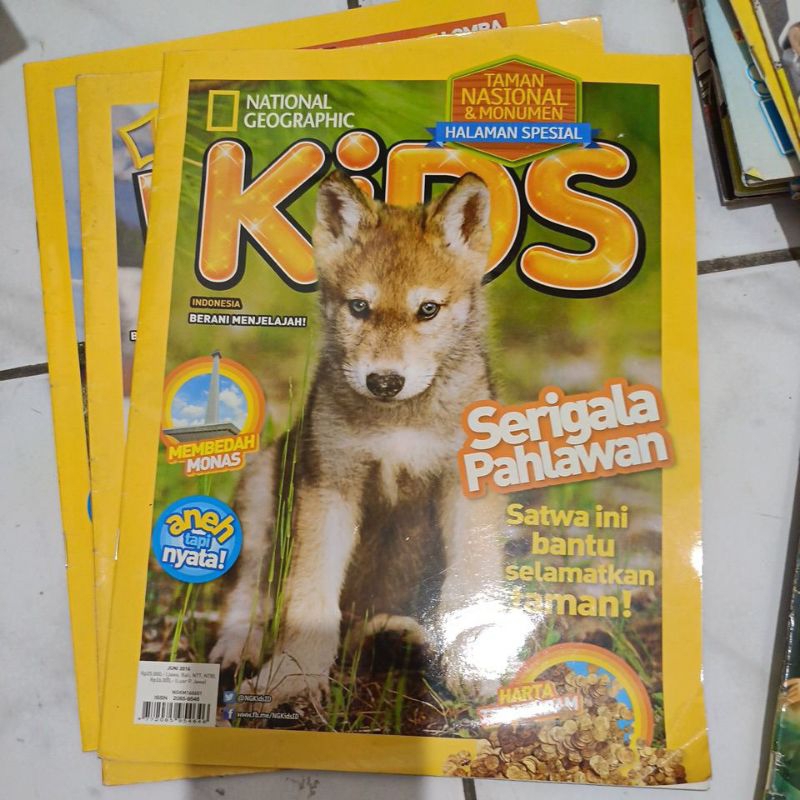 Majalah anak national geographic natgeo kids