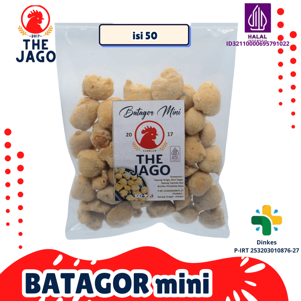 

Batagor Mini Ikan Tengiri Asli Bandung