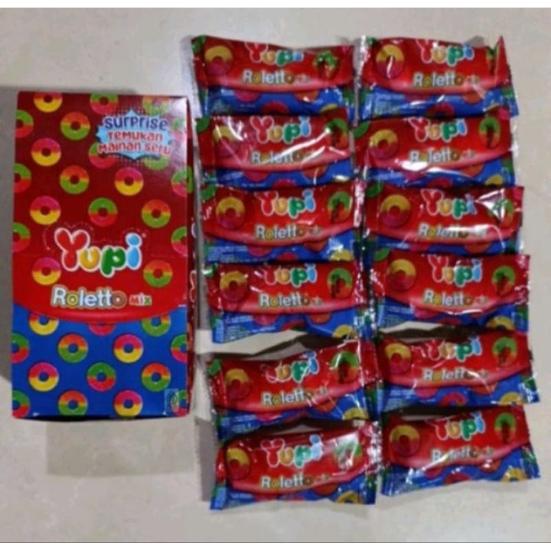 

YUPI ROLETTO MIX 1 BOX ISI 12 PCS