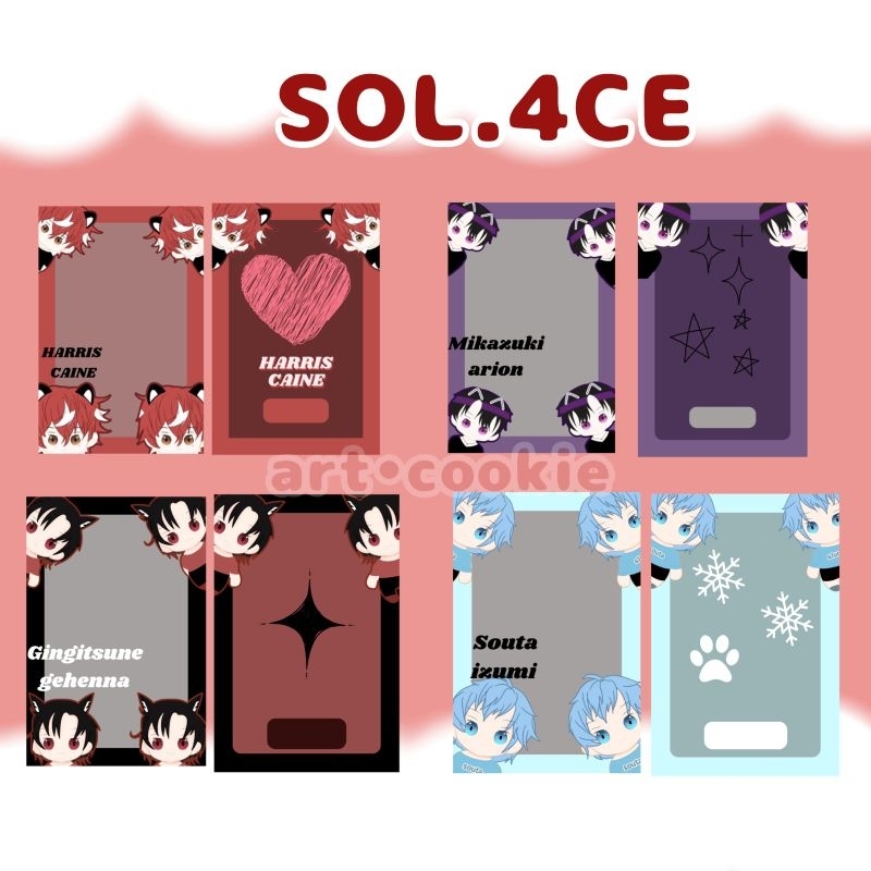 cahol vtuber akrilik/akrilik+standee