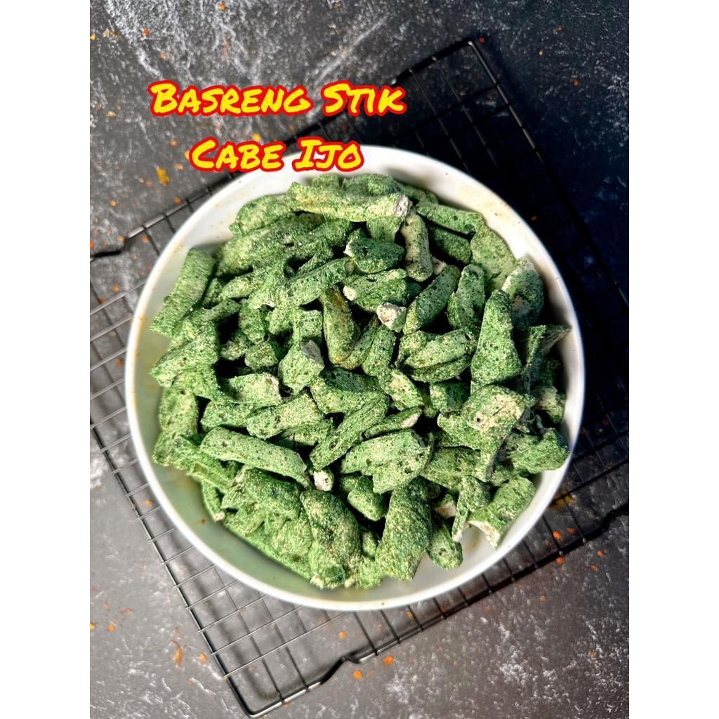 

Basreng Stik Pedas Cabe Hijau Ijo 250 gr (1/4 kg)