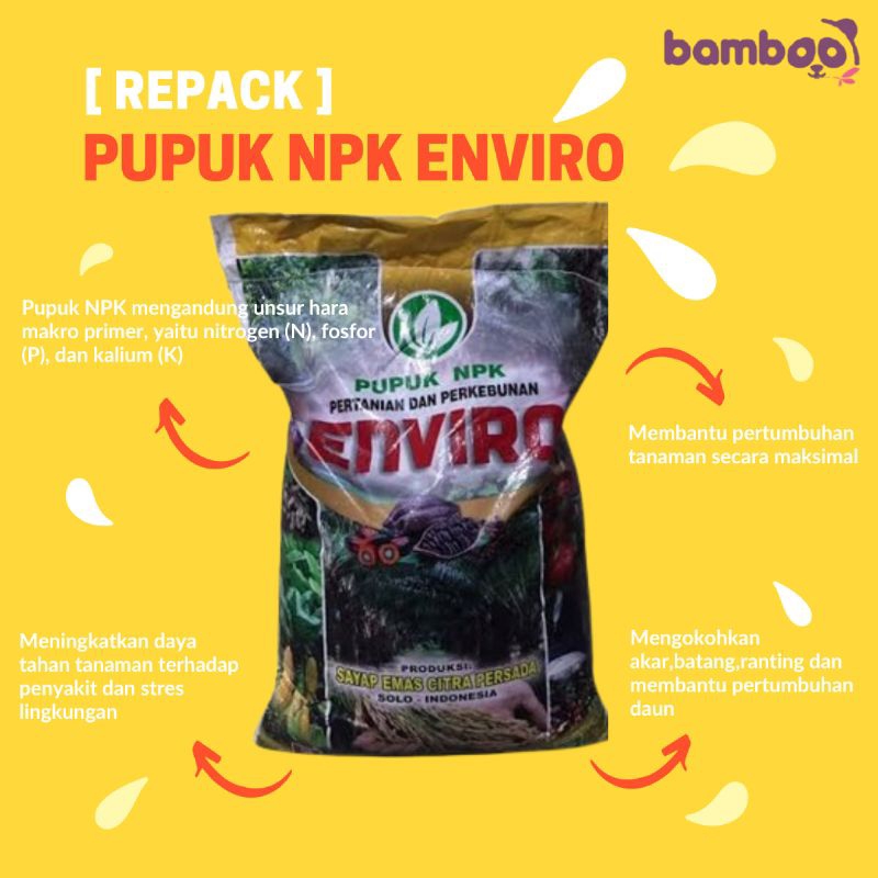 [ Repack ] Pupuk NPK Enviro 17-14-12