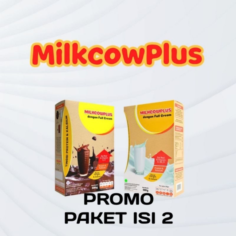 

MILKCOW PLUS (paket 2pcs) susu gemuk badan