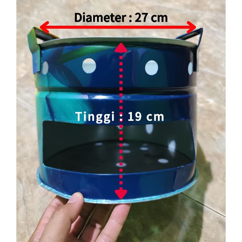 Anglo Besar Tungku Arang | Kompor Arang Kayu Bakar