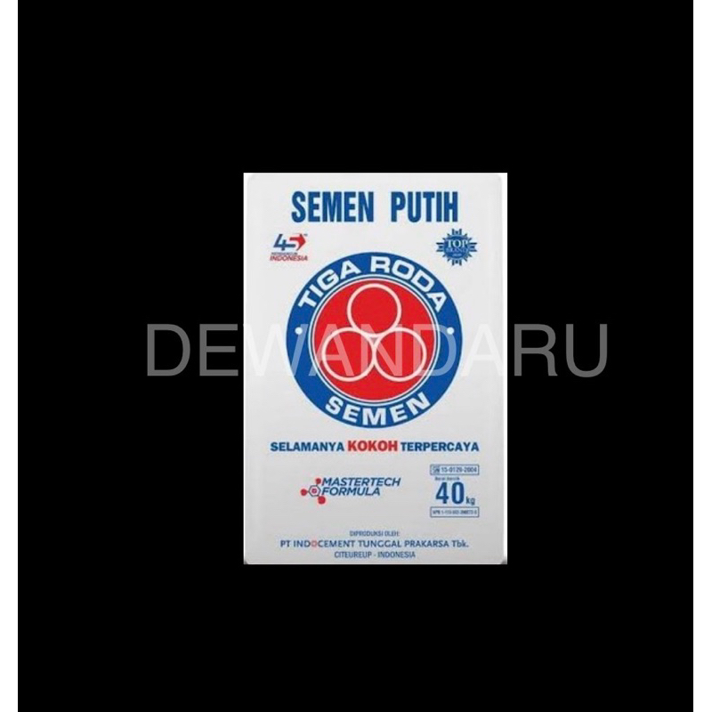 semen putih tiga roda 40 kg 1 zak 1 sak