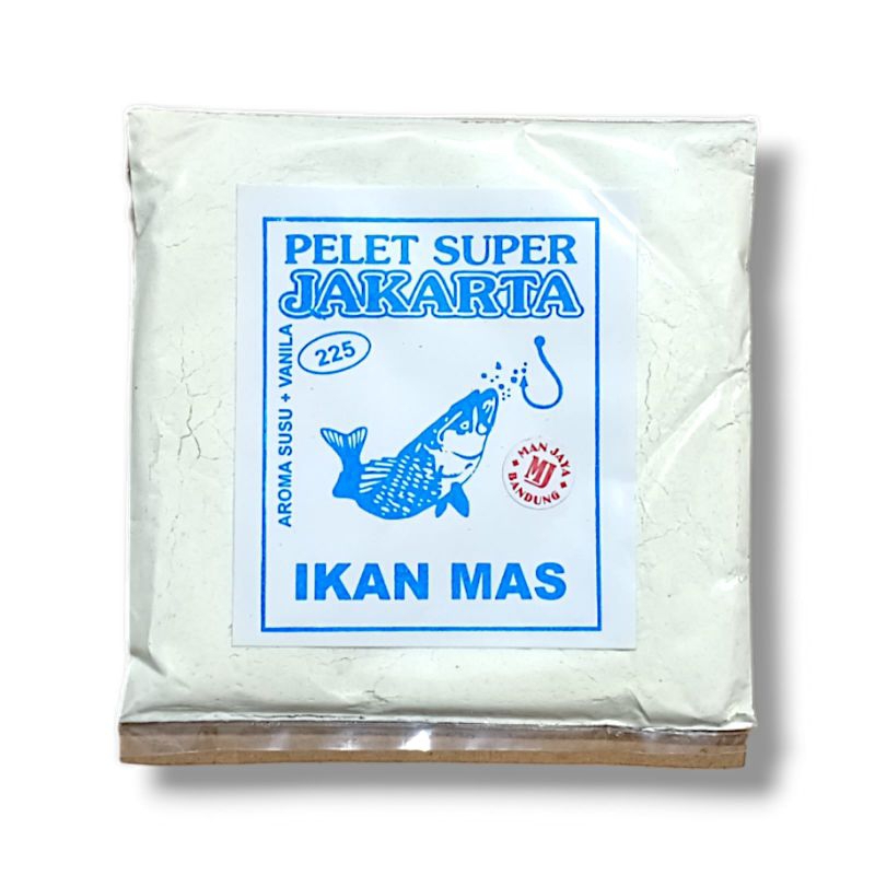 PELET SUPER JAKARTA. UMPAN IKAN MAS AROMA SUSU + VANILA.UMPAN PANCING IKAN MAS.