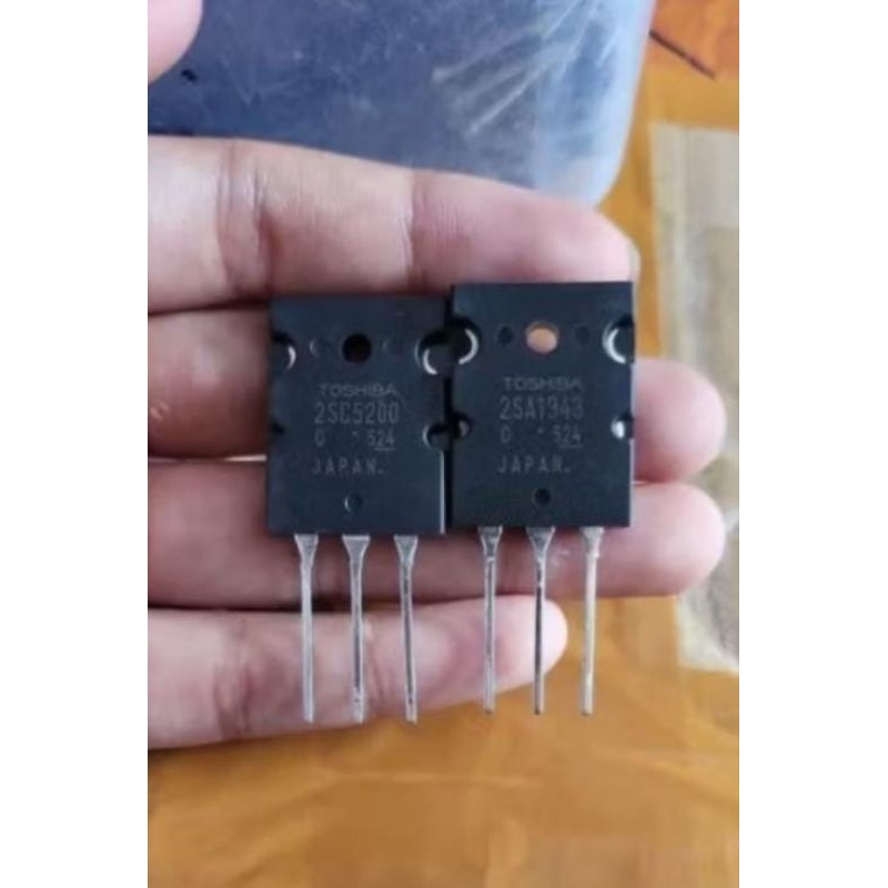 Transistor power Toshiba A1943 C5200 seri 524 original japan