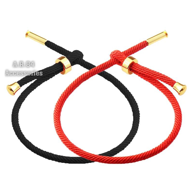 COD✅Gelang Tali Serut Polos Pandora Untuk Liontin Emas