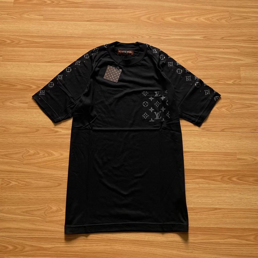 kaos distro unisex pria premium LV Louis Vuitton