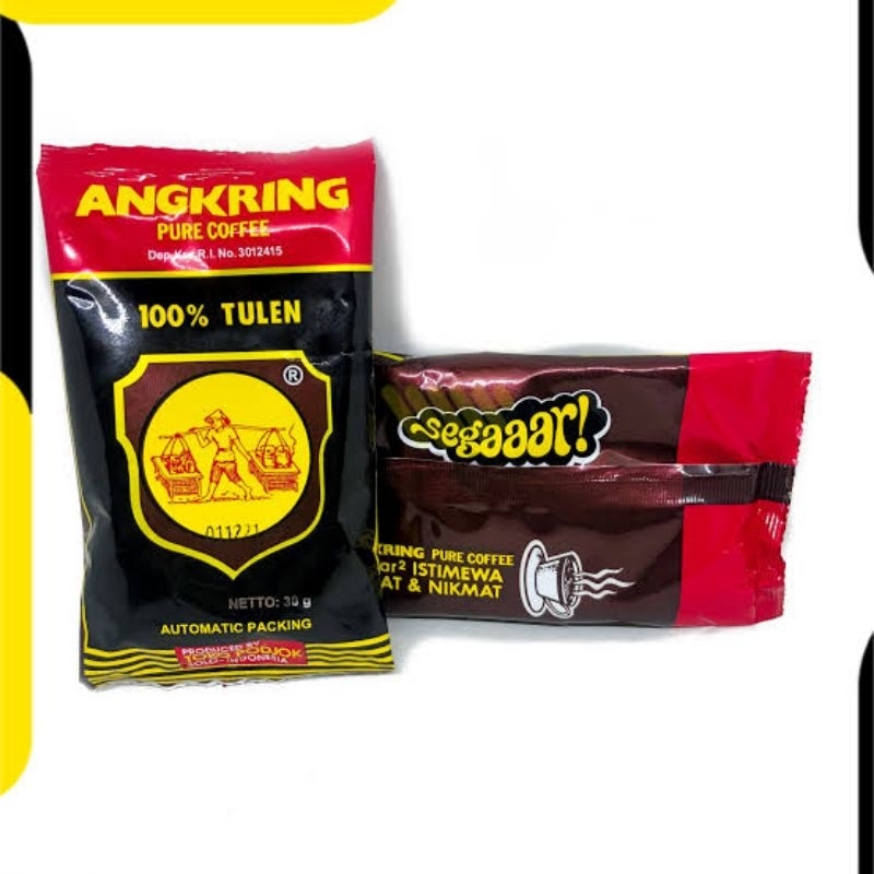 

Kopi Hitam Bubuk Cap Angkring Solo 30gram