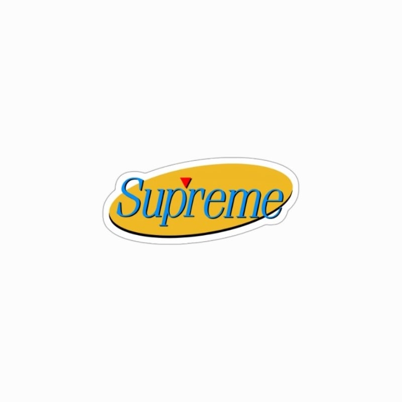 

sticker Supreme graphic logo brand clothing streetwear hypebeast stiker