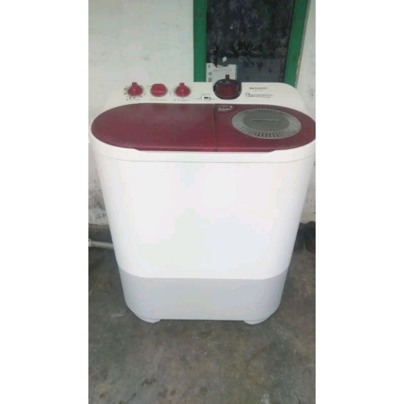 MESIN CUCI SHARP 2 TABUNG SECOND