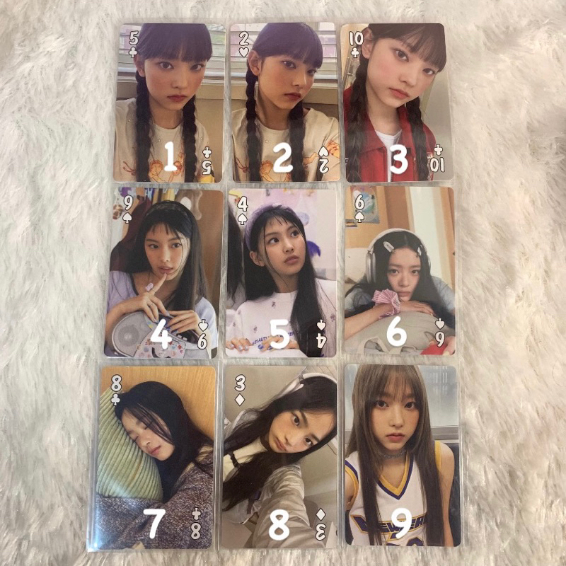 HAERIN HYEIN HANNI MINJI PHOTOCARD OFFICIAL SG23 HAERIN BAG JERSEY MURAH