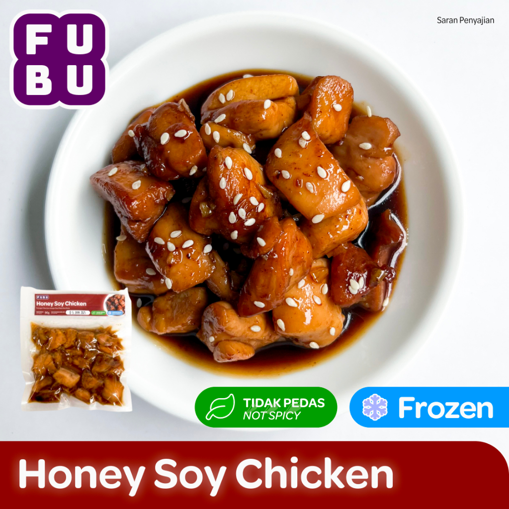 

FUBU Honey Soy Chicken - Ayam Madu khas Korea - Satu Porsi Lauk Instan Frozen Food