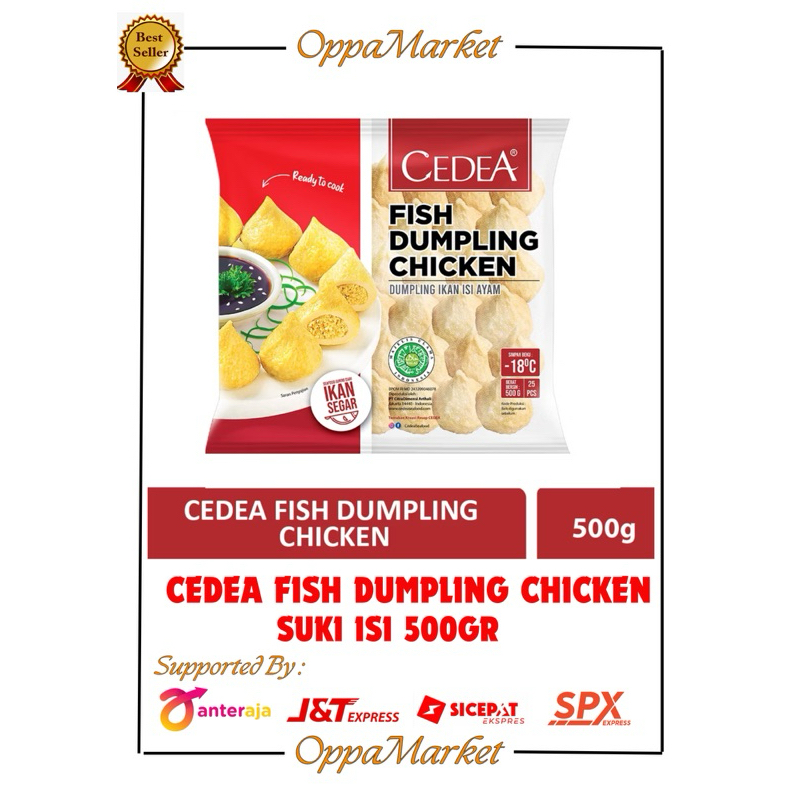 

CEDEA FISH DUMPLING CHICKEN SUKI ISI 500GR