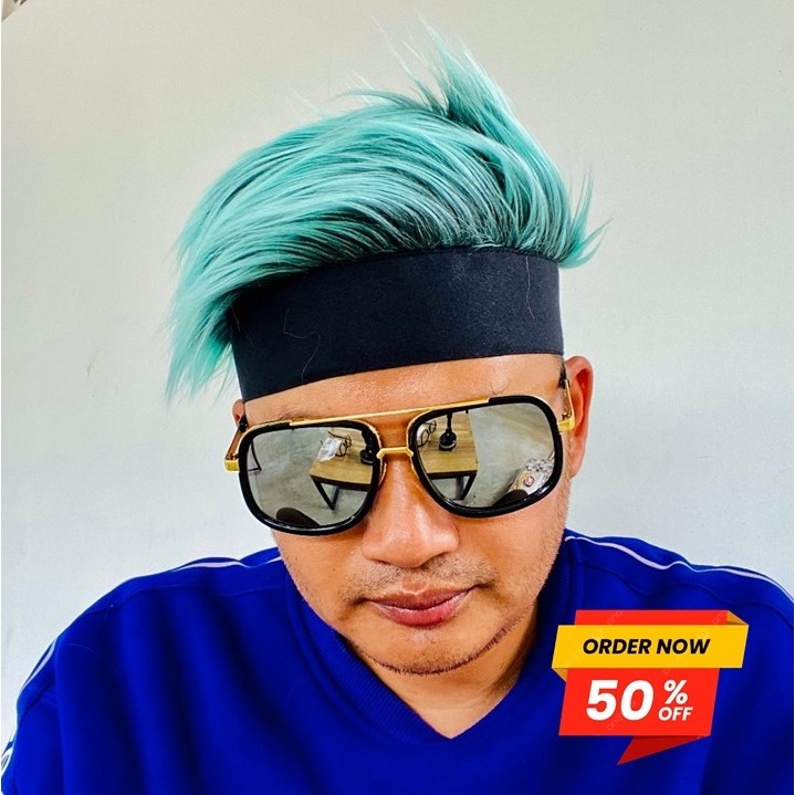 Topi Wig, Topi Rambut, Topi Cosplay, Topi Naruto, Wig, Rambut palsu pria