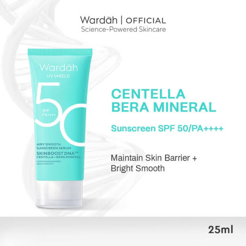 Sunscreen wardah airy smooth spf50