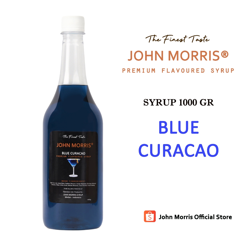 

JOHN MORRIS Blue Curacao Syrup 1000 gr