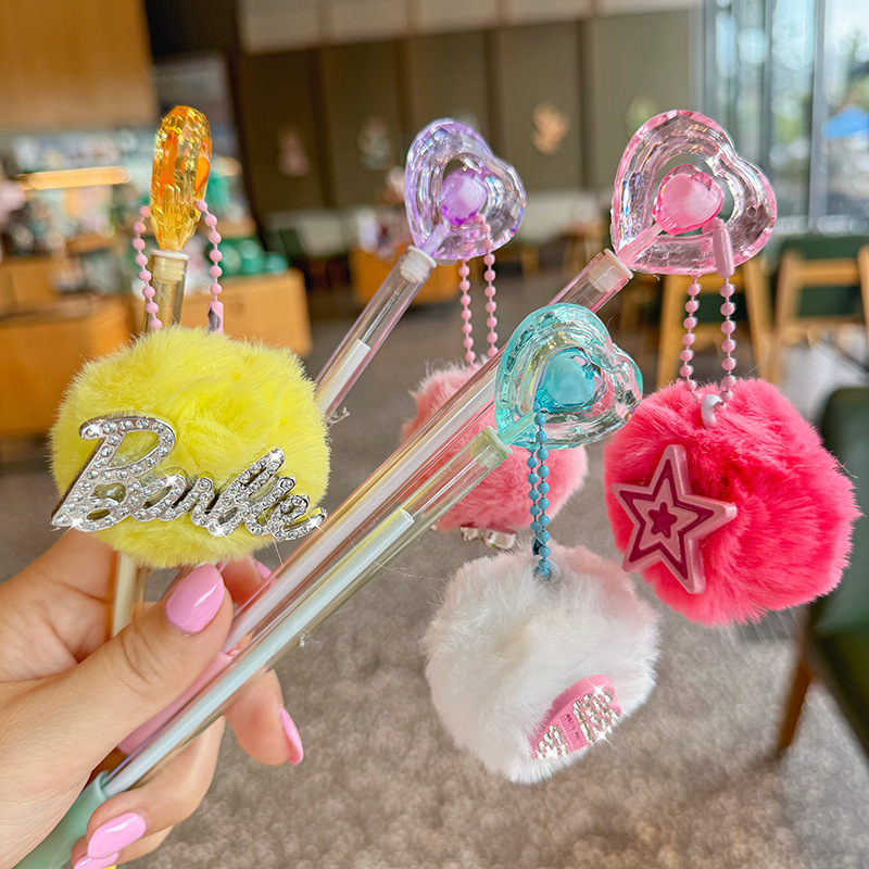 

PULPEN PENA AESTHETIC/PULPEN PENA POMPOM JUNTAI BARBIE