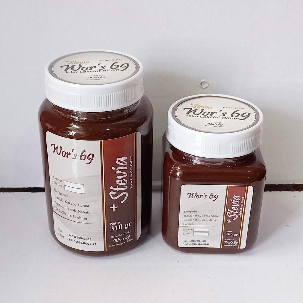 

Selai Roti Rasa Coklat Dark Rendah Gula Dengan Pemanis Stevia / Diabetasol (Zero Sugar)