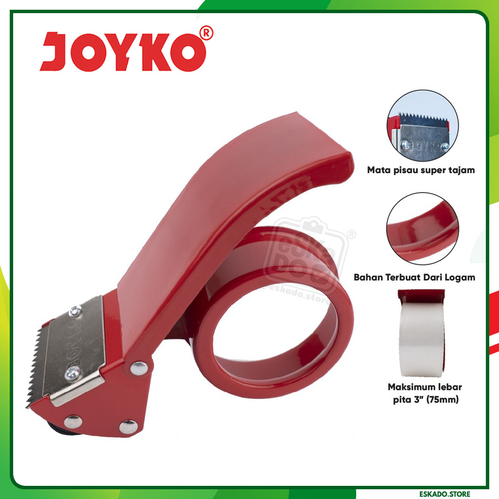 

Tape Cutter / Tape Dispenser / Pemotong Pita Perekat Joyko TD - 2S