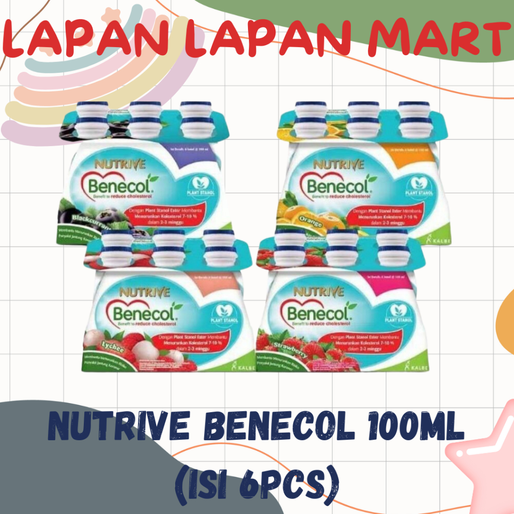 

Nutrive Benecol 100ml (Isi 6pcs)