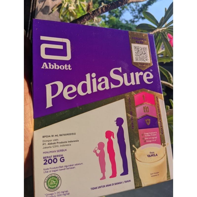 

SUSU PEDIASURE VANILLA 200GRAM