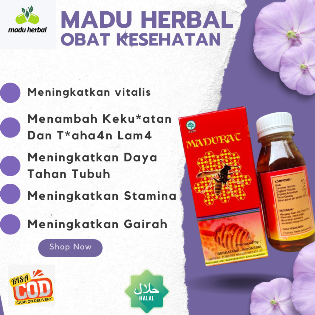 

Madu ASam Urat Madu Herbal Obat Herbal Pria Tahan Lama Madu Herrbal Alami