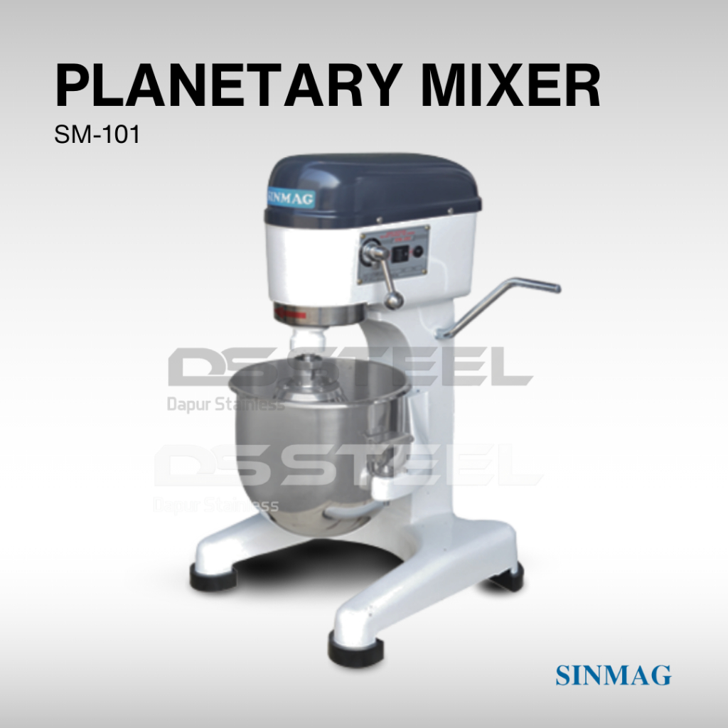 SINMAG Planetary Mixer 10 Liter SM-101 / Mixer Roti 10 Liter SM 101 / Mixer Standing 10 Liter SM101