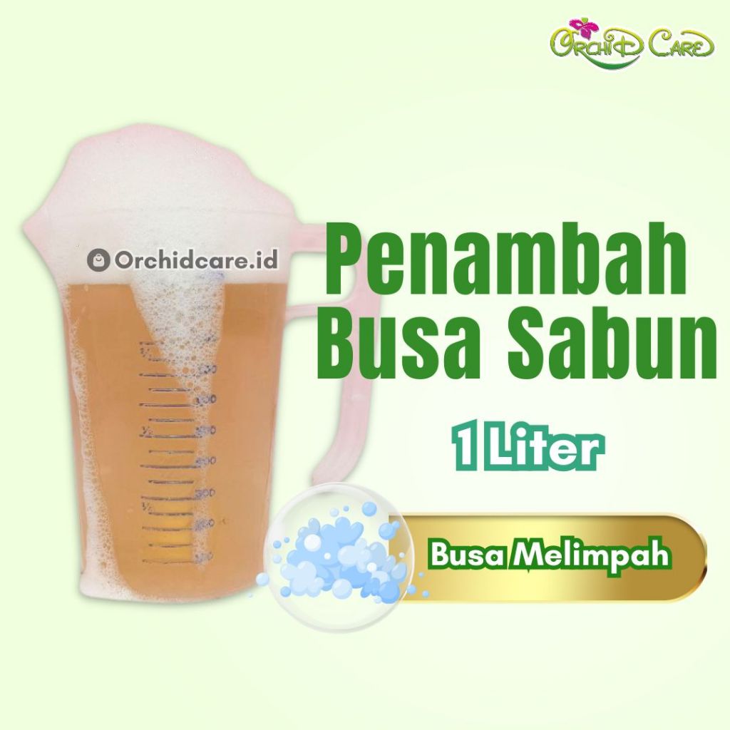 Foam Booster Cairan Penambah Busa Aneka Sabun & Detergen Atinsoft 1 Liter Cleanique Lab