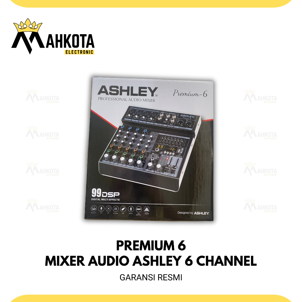 Mixer Audio ASHLEY Premium 6 Original 6 Channel