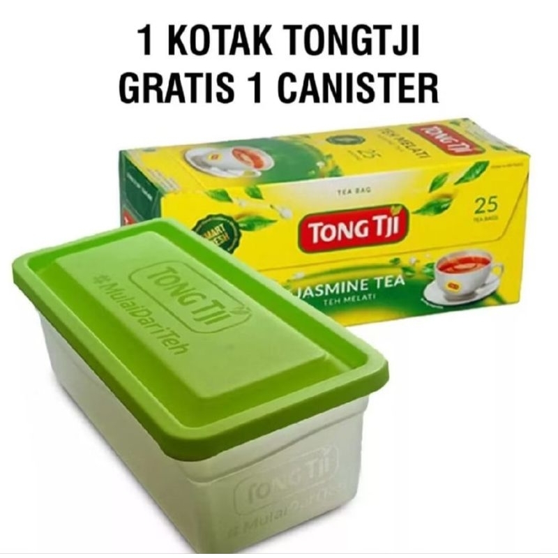 

Teh Celup Tong Tji Jasmine Tea Free Kotak Canister