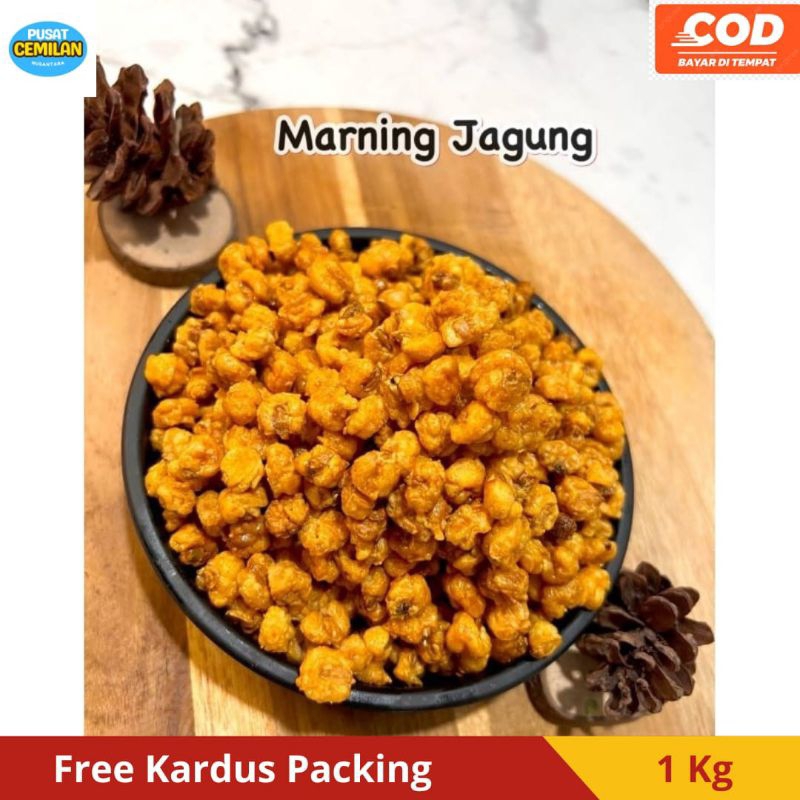 

Snack Kiloan | Marning Jagung | Marning Asin | Marning Gurih | Marning Pedas Manis | Makanan ringan | Murah Enak Gurih Krispi Crispy | Camilan Cemilan Marning | Marning Jagung premium original | Renyah Isi 1000 gram.