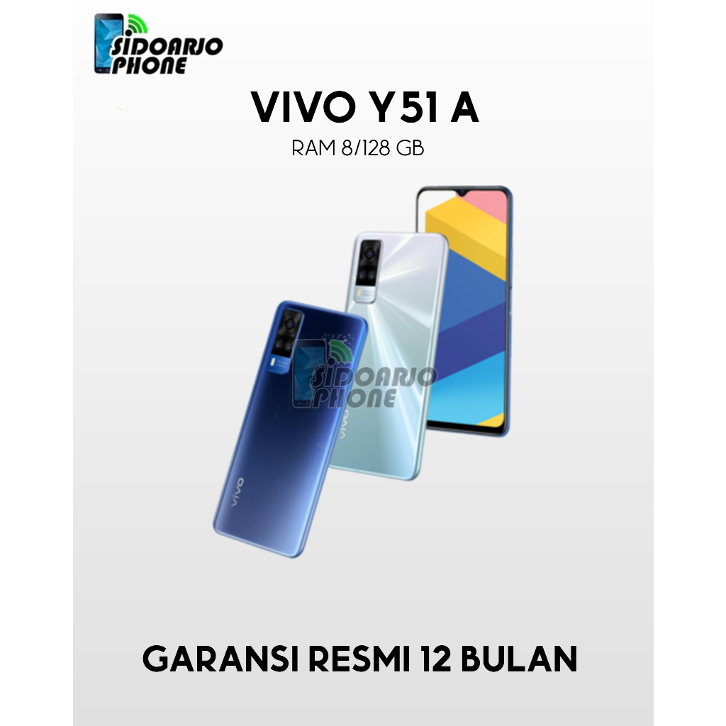 VIVO Y51 A 8/128 GB Garansi Resmi
