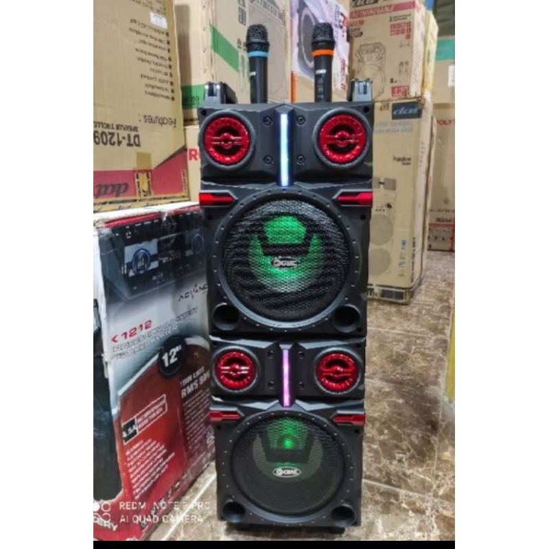 speaker gmc 897X new 2 mic wireless