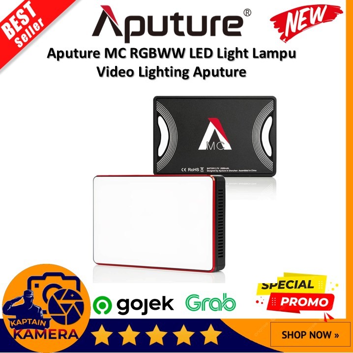 Aputure MC RGBWW LED Light Lampu Video Lighting Aputure