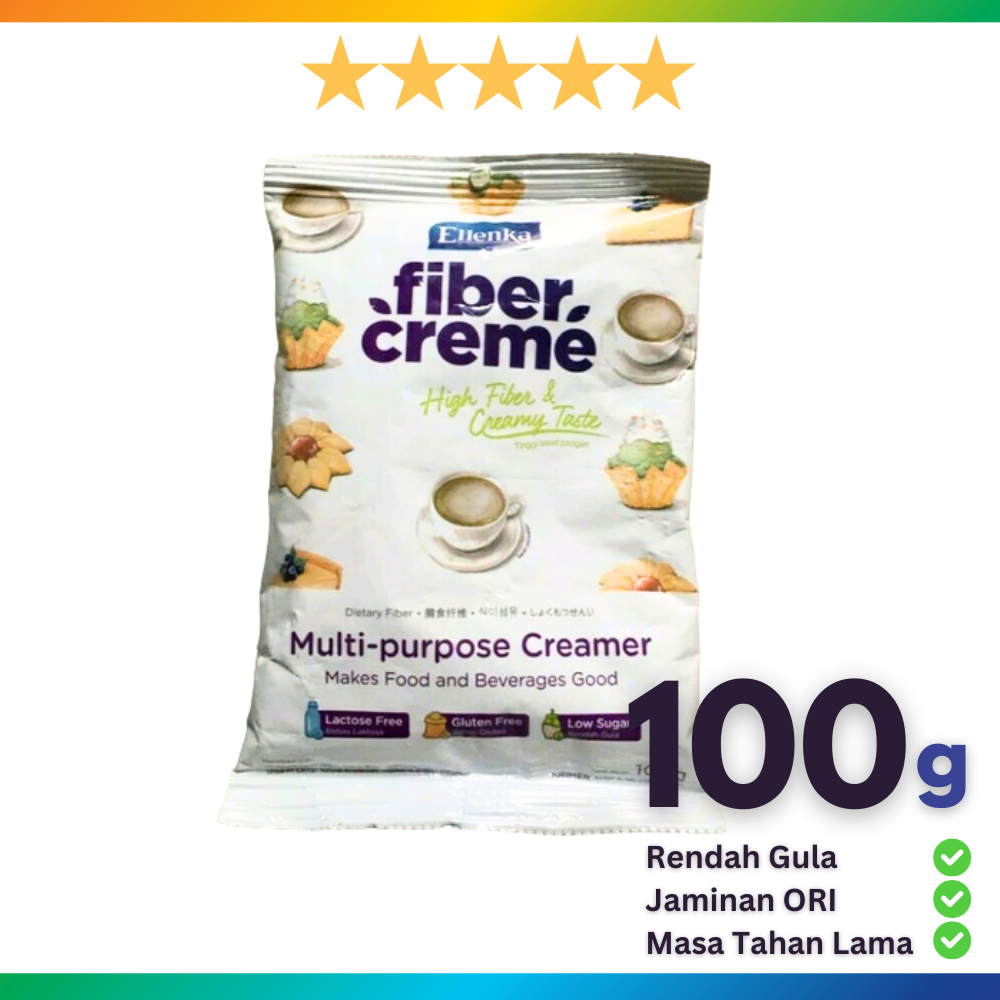 

Fiber Creme Ellenka 100g Krimer Pengganti Santan Pengental Masakan Rendah Gula Tinggi Serat Tanpa Pengawet