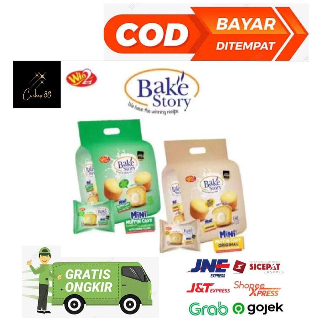 

Win2 Win Win Baked Story Muffin Cake With Cream Filling Original Pandan 200g Ori Malaysia