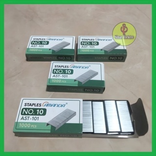 

Isi Staples No 10 / Isi Hekter No 10 Anak hekter mini 1 kotak isi 1.000 pcs(1.000xjepret)