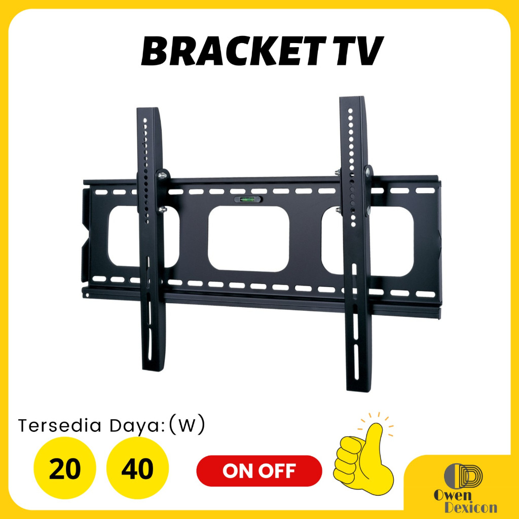 BRACKET TV 19 Inch-43inch BRAKET TV LCD LED Universal Bracket TV Dinding Penyangga Televisi Gronco