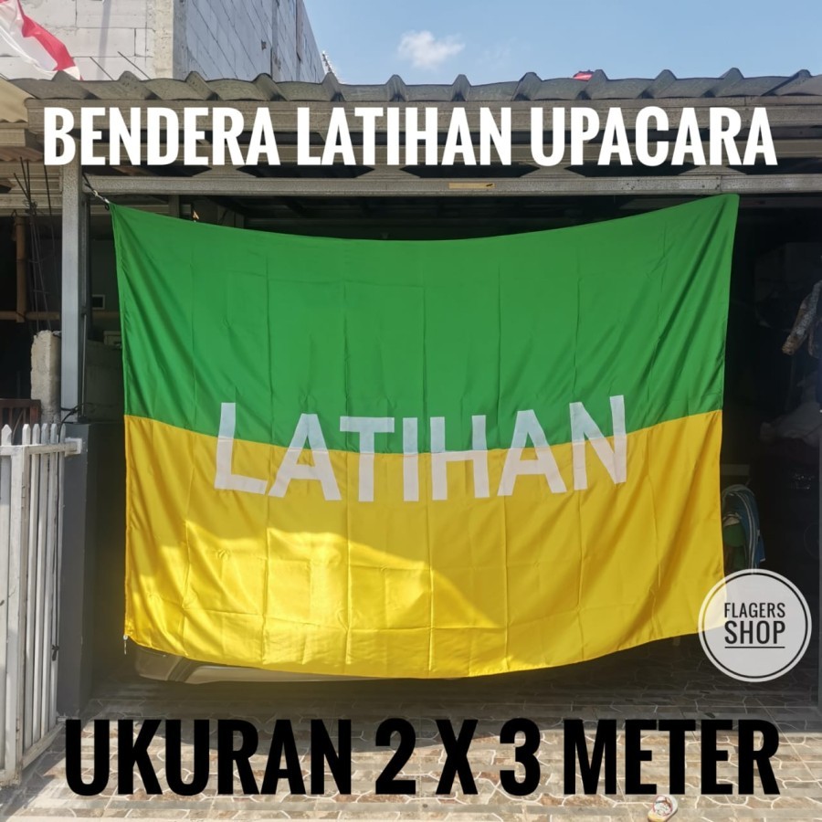 

Bendera Latihan Paskibra + Sablon Tulisan 2x3 Meter