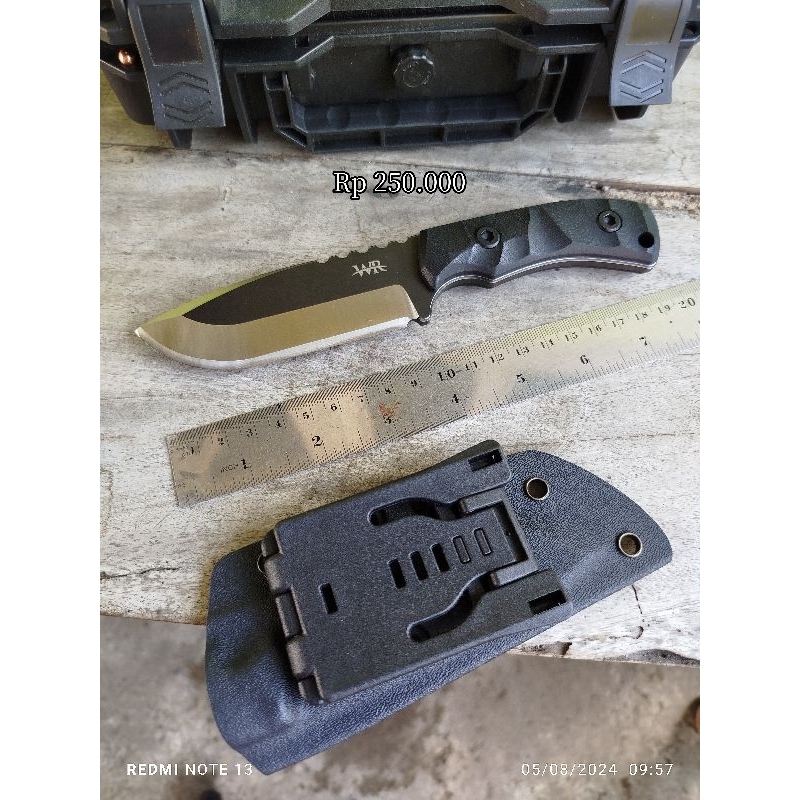 ❤Pisau Kydex WR12 Taktis Survival Bushcraft Dinas SAR/DAMKAR