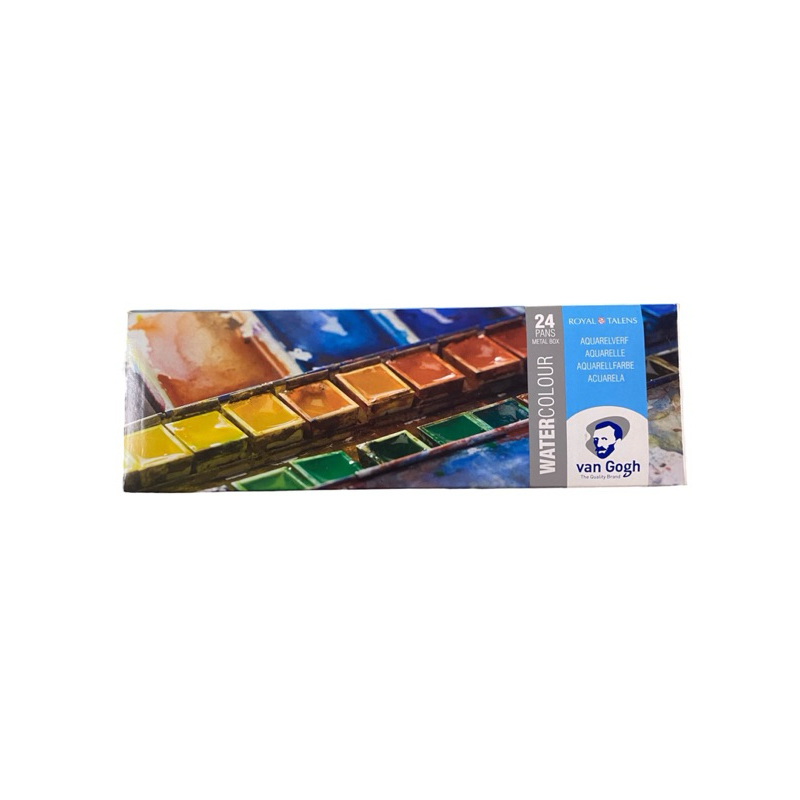 

WATER COLOUR METAL CASE SET 24 PANS VAN GOGH / CAT AIR PADAT.