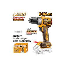 CDLI206021 MESIN BOR CORDLESS 20V BRUSHLESS INGCO
