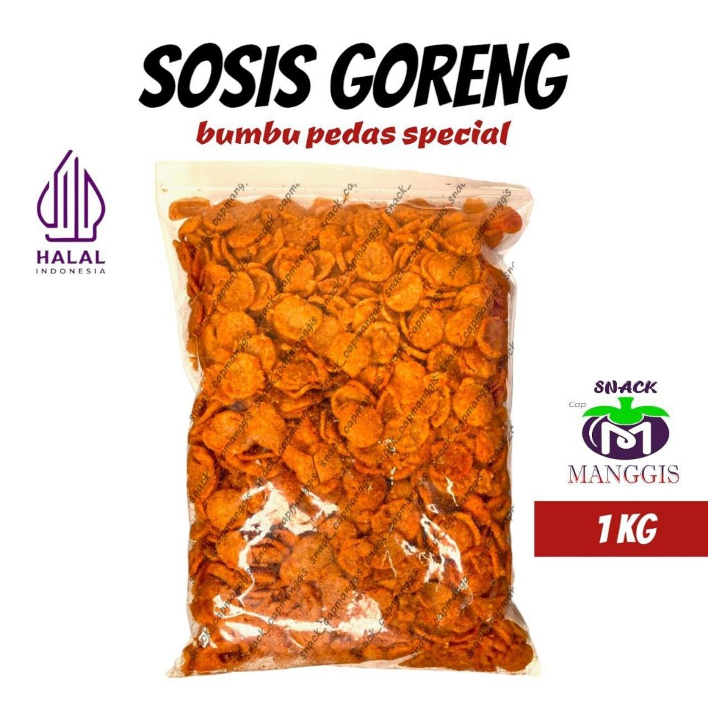 

Sosreng 1 Kg Bumbu Special / Sosis Goreng Viral / MANGGISRAYA / Pedas Nikmat