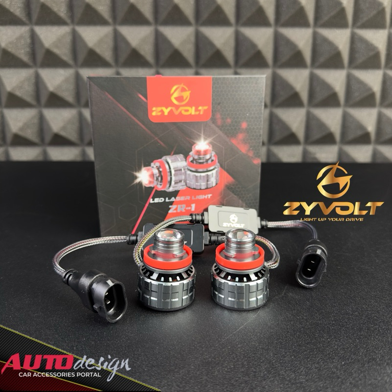 Zyvolt ZR1 Lampu Led Laser Mini Projector Mobil H7 H8 H11 H16 HB3 9005 HB4 Super Bright