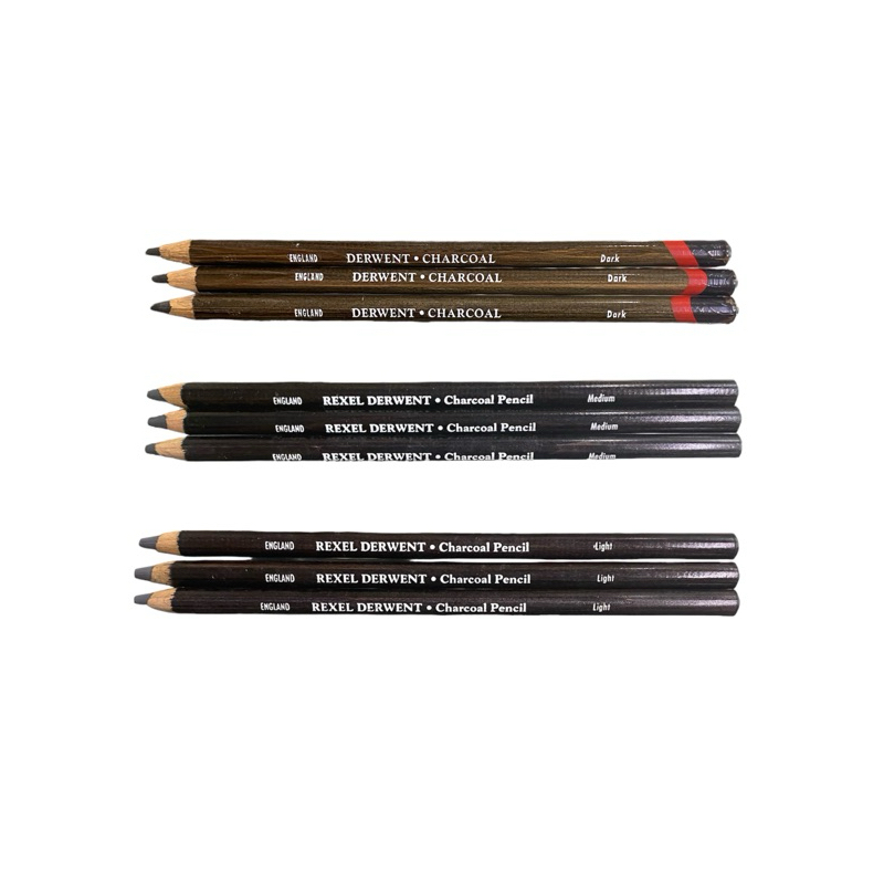 

PENSIL CHARCOAL DERWENT (Satuan / Perbiji) / PENSIL SKETSA / PENSIL ARANG.